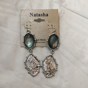 Natasha Gemstone Drop Earrings (G1)